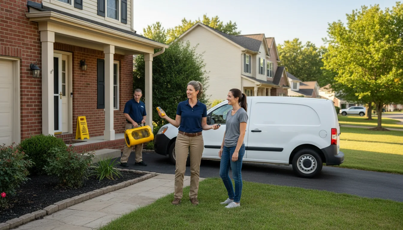 Water restoration image for Dehumidification And Cleanup Services in Hickory Valley, TN